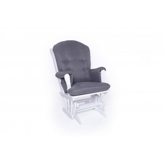 Wooden Glider Chair B20 (White/Aura 012)